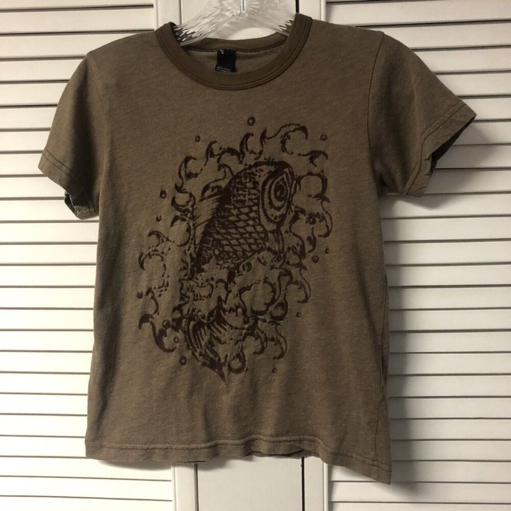 Sweet T Size S Brown Koi Tee